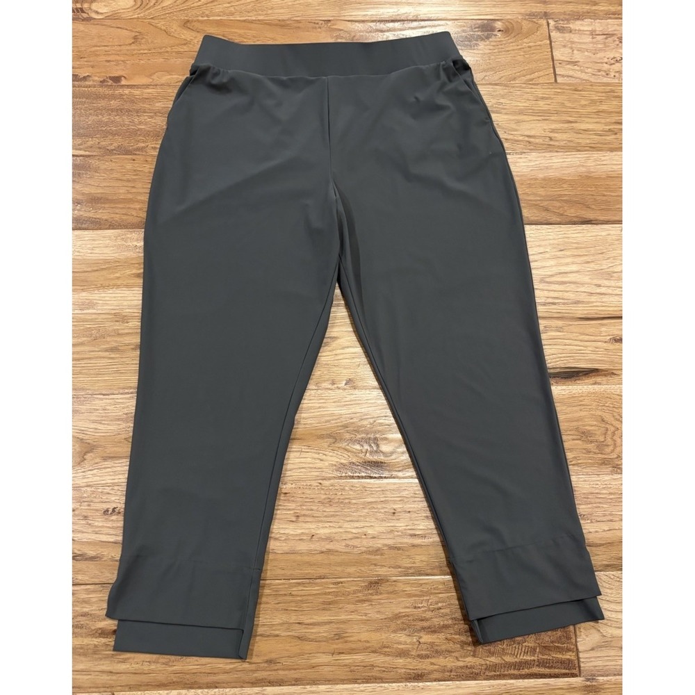 Aday Straight Up Dress Pants Women's Large Grey